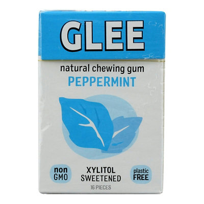 Glee Gum Chewing Gum Refresh Mint Sugar Free - 16 Piece (Pack of 12) - Image 1