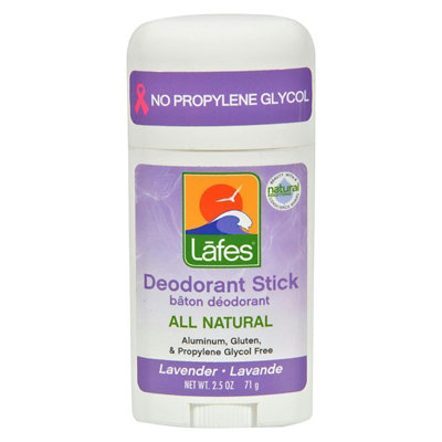 Lafe's Natural Body Care Natural and Organic Deodorant Stick - Lavender - 2.25 oz - Image 1