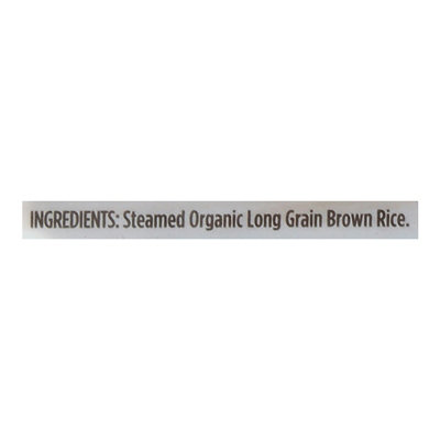 Lundberg Organic Rice Brown Heat & Eat Long Grain Cup Gluten Free - 7.4 oz (Pack of 12) - Image 3