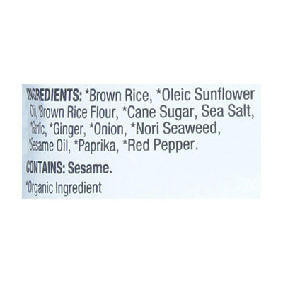 Lundberg Family Farms - Rice Cake Mini Ginger Seaweed 5 oz (Pack of 6) - Image 3