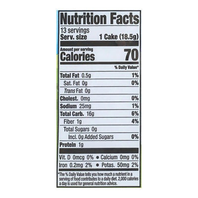Lundberg Rice Cakes Organic Brown Rice Lightly Salted - 8.5 oz (Pack of 6) - Image 2