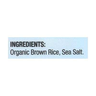 Lundberg Rice Cakes Organic Brown Rice Lightly Salted - 8.5 oz (Pack of 6) - Image 3