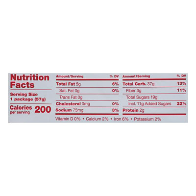 Nature's Bakery Gluten Free Fig Bar - Pomegranate 2 oz (Pack of 12) - Image 2