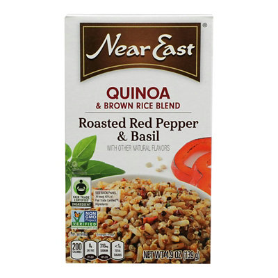 Near East Quinoa Blend Roasted Red Pepper & Basil Box - 4.9 oz (Pack of 12) - Image 1