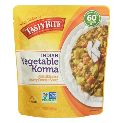 Tasty Bite Vegetable Korma Entree - 10 oz (Pack of 6) - Image 1