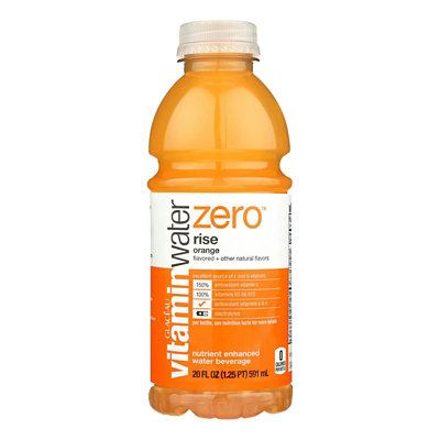 Vitaminwater - Vitamin Water Zero Rise Orange - 20 fl. oz (Pack of 12) - Image 1