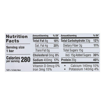 PROBAR Core Cookie Dough Protein Bar - 2.46 oz (Pack of 12) - Image 2