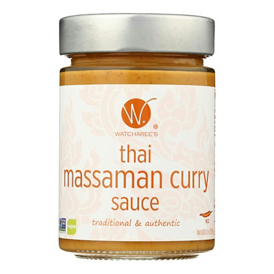 WATCHAREES Sauce Thai Massaman Curry - 12.2 oz (Pack of 6) - Image 1