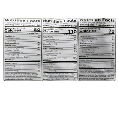 SkinnyPop & Pirate's Booty Family Snack Pack 14 Count - 8.2 oz (Pack of 3) - Image 2