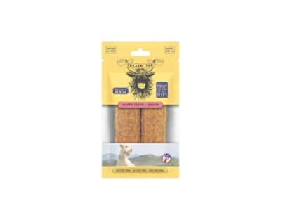 Yellow Yak - Happy Teeth Bacon Dental Chew - 4 oz (Pack of 5) - Image 1