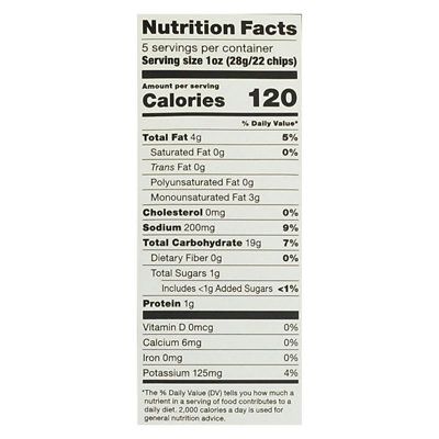 popchips Popped Chip Snack Sea Salt & Vinegar Potato - 5 oz (Pack of 12) - Image 2