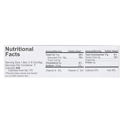 Nelly's Organics Coconut Candy Bar 1.6 oz (Pack of 9) - Image 2