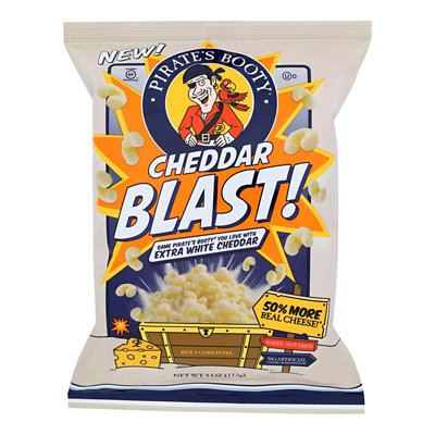 Pirate's Booty - Pirate Booty Cheddar Blast 4 oz (Pack of 12) - Image 1