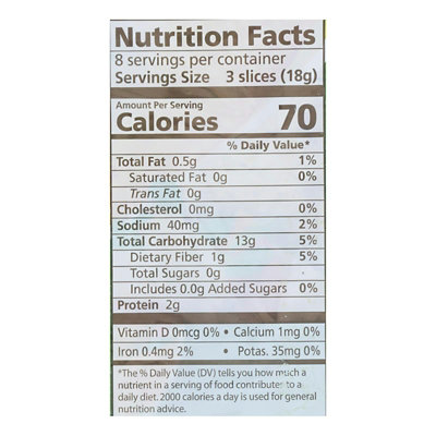 Real Foods Corn Thins Popped Corn Cakes Organic Sesame - 25 per Pack (6 Packs Total) - Image 2
