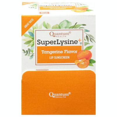 Quantum Health - Lip Protectant Super Lysine Plus Coldstick SPF 21 Tangerine Flavor (Pack of 18) - Image 2