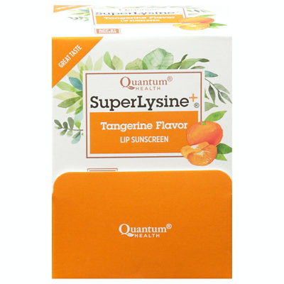 Quantum Health - Lip Protectant Super Lysine Plus Coldstick SPF 21 Tangerine Flavor (Pack of 18) - Image 1