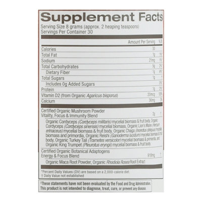 Om - Mushroom Morning Energy Blend - 8.47 oz - Image 2