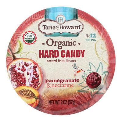 Torie & Howard Grapefruit & Honey Organic Hard Candy Tin - 2 oz (Pack of 8) - Image 1