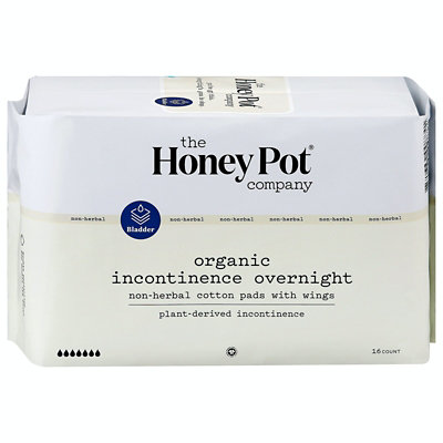 The Honey Pot - Pad Incontinence Night Non Herbal - 16 ct - Image 1