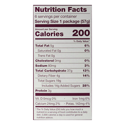 Natures Bakery Fig Bar Stone Ground Whole Wheat Original Fig - 6 - 2 oz (Pack of 6) - Image 2
