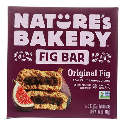 Natures Bakery Fig Bar Stone Ground Whole Wheat Original Fig - 6 - 2 oz (Pack of 6) - Image 1
