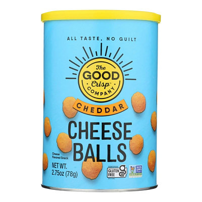 The Good Crisp Company - Cheese Balls Cheddar 2.75 oz (Pack of 9) - Image 1
