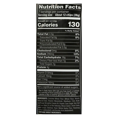 Stacys Chips Garlic Bagel - 7 oz (Pack of 12) - Image 2