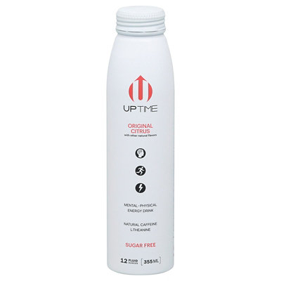 Uptime Energy - Enrgy Drk Citrus Sgr Free - 12 Fl oz (Pack of 12) - Image 1