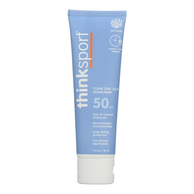 Thinksport - Sunscreen Clear Zinc SPF50 - 3 fl. oz - Image 1