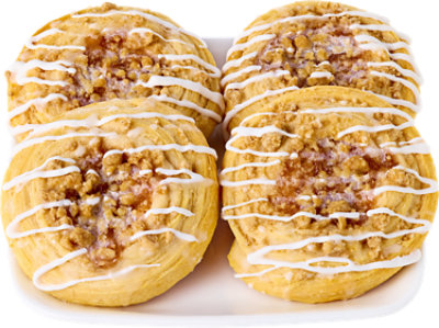 Apple Filled Snail Danish 4 Count - Each - Image 1