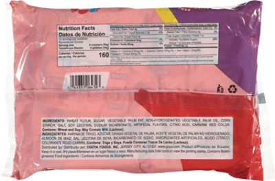Goya Carnaval Strawberry Flavored Cream Sandwich Cookies - 14.2 Oz. - Image 6