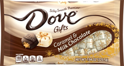 Dove Milk Chocolate Caramel Laydown Bag - 7.94 Oz. - Image 2