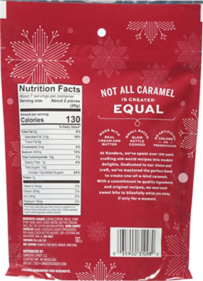 Dark Chocolate Sea Salt Caramel Pouch - 7 Oz. - Image 6