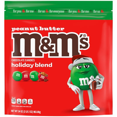 M&m Peanut Butter Sup Party Bag - 34 Oz. - Image 1