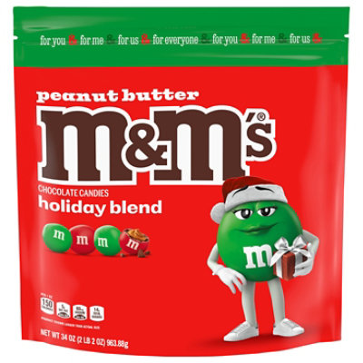 M&m Peanut Butter Sup Party Bag - 34 Oz. - Image 1