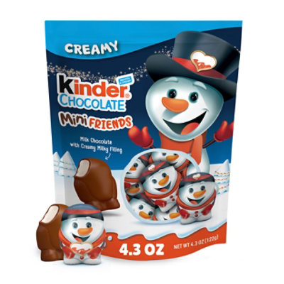 Kinder Chocolate Mini Friends Milk Chocolate with Creamy Milky Filling Holiday Candy - 4.3 Oz - Image 2