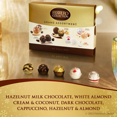 Ferrero Collection Grand Assortment Hazelnut And More Holiday Gift Box 24 Count - 8.7 Oz - Image 2