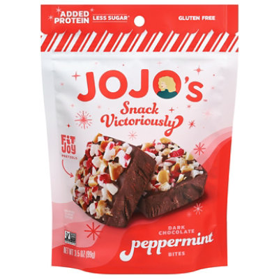 Jojos Dark Chocolate Peppermint Pretzel Bites - 3.6 Oz. - Image 1