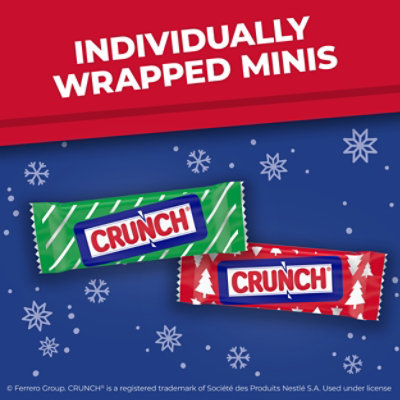 CRUNCH MINIS Milk Chocolate And Crisped Rice Individually Wrapped Candy Bars - 9.4 Oz - Image 5