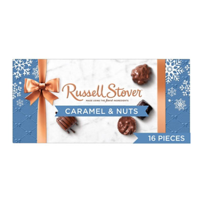 Russell Stover Caramel And Nuts Christmas Gift Box - 9.4 Oz. - Image 1