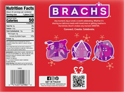Brachs Red And White Mint Canes - 8.8 Oz. - Image 5