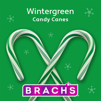 Brach's Wintergreen Holiday Candy Canes - 12 Count - Image 2