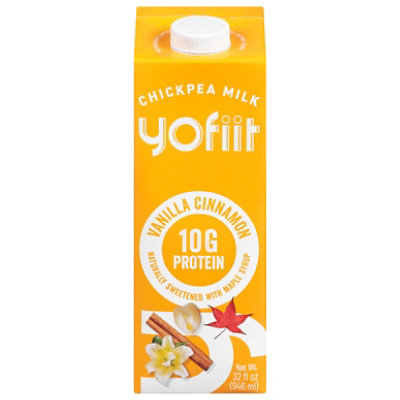 Yofit Chickpea Milk Vanilla Cinnamon - 32 Oz. - Image 2