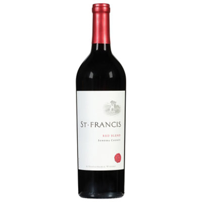 St. Francis Red Blend Wine - 750 Ml - Image 3