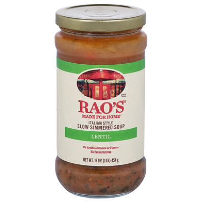Raos Lentil Soup Italian - 16 Oz
