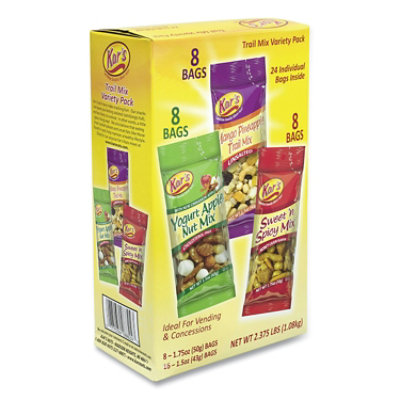 Kar's Trail Mix Variety Pack, Assorted Flavors - 24 Count - Image 1
