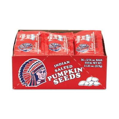 Indian Salted Pumpkin Seeds, 0.31 oz Pouches - 72 Count - Image 3