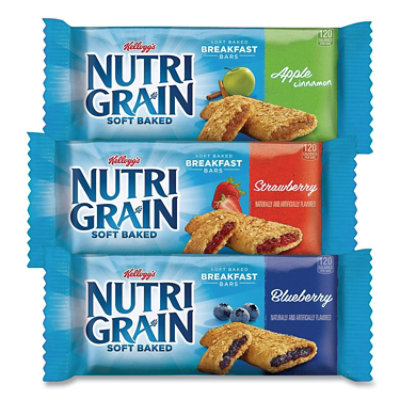 Kellogg's Nutri-Grain Soft Baked Breakfast Bars, Assorted, 1.3 Oz Bar - 48 Count, - Image 2