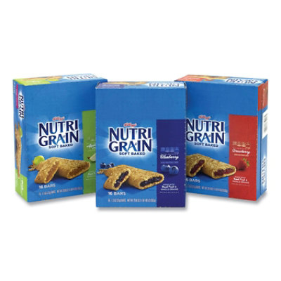 Kellogg's Nutri-Grain Soft Baked Breakfast Bars, Assorted, 1.3 Oz Bar - 48 Count, - Image 1