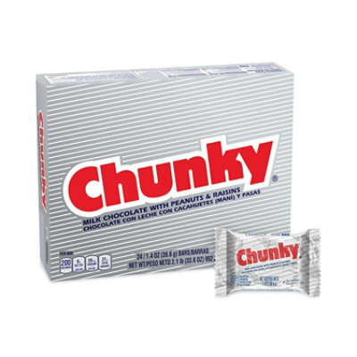 Nestle Chunky Bar, Individually Wrapped, 1.4 oz - 24 Count - Image 3